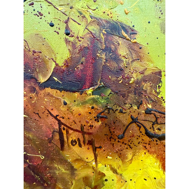 Signed Original Abstract Figurative Oil Painting by Therese Fortin For Sale - Image 4 of 5