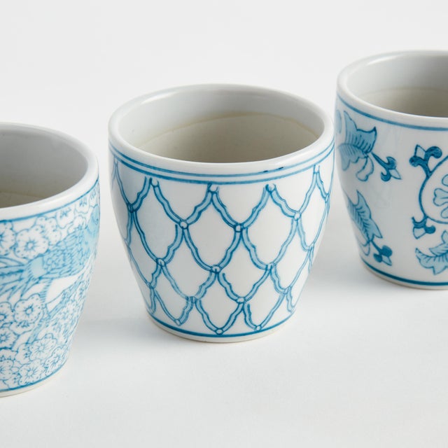 Kenneth Ludwig Chicago Monarch Mini Flower Pots, Set Of 6 For Sale - Image 4 of 7