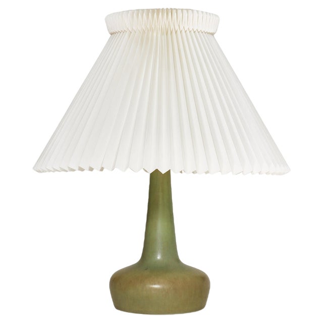 Stoneware Table Lamp by Le Klint & Palshus attributed to Esben Klint, Denmark, 1970s For Sale
