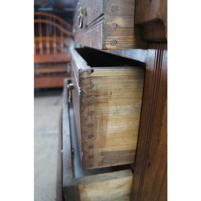 Antique 19th Century American Victorian Walnut Dresser Chest of Drawers For Sale - Image 10 of 13