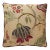 The House of Scalamandré Palampore Embroidery Pillow, Cinnamon For Sale