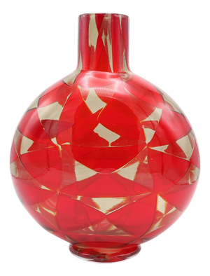 "Intariso" Art Glass Vase by Ercole Barovier
