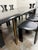 Pierre Cardin for Roche Bobois Vintage Black Lacquer Dining Set, Set of Nine For Sale In San Francisco - Image 6 of 12