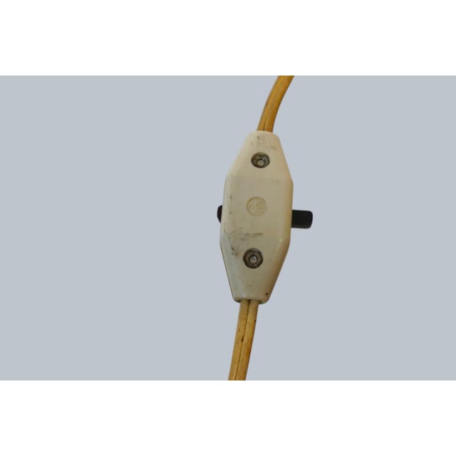Black Mid-Century Modern Swing-Arm Wall Lamp from Philips, 1960s For Sale - Image 8 of 12