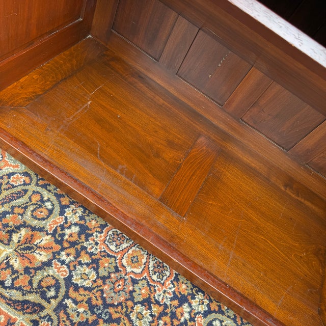 C. 1900 - 1910 Tobey Furniture Premium Hand Made Solid Mahogany Gothic Inspired Library Bookcase - 2 Pieces For Sale - Image 14 of 18