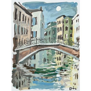 "Venice Reflections I" Original Painting For Sale