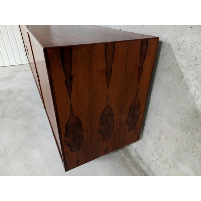 Brown Vintage Scandinavian Sideboard in Rosewood by Arne Vodder, 1960s For Sale - Image 8 of 18