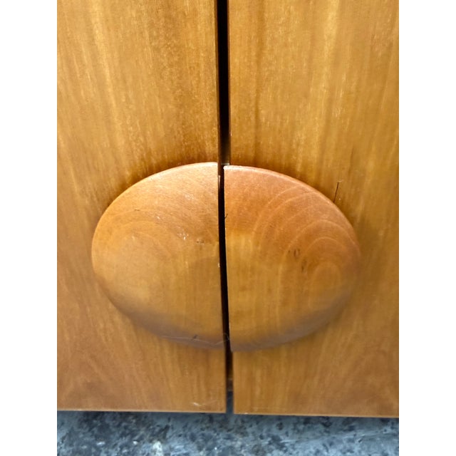 Brown Mid-20th Century Danish Modern Cherry Nightstands, Pair For Sale - Image 8 of 12
