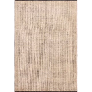 Nazmiyal Collection Neutral Tones Chic Contemporary Area Rug For Sale