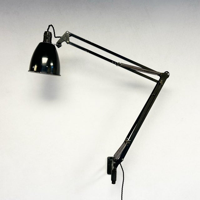 Mid-Century Modern 1209 Anglepoise Wall Lamp by Herbert Terry, 1930s For Sale - Image 3 of 18