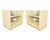A pair of illuminated ivory lacquer end tables designed by the American designer Milo Baughman (1923-2003) for Thayer...