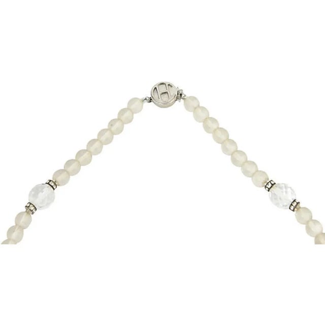 Art Deco Style Crystal Necklace For Sale - Image 4 of 8