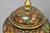 Late 20th Century Vintage Cloisonné Chinese Small Enameled Brown Covered Ginger Jar on Stand, Pair For Sale - Image 5 of 18