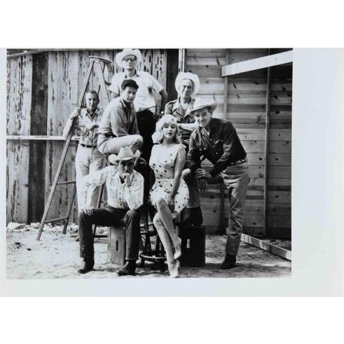 Elliott Erwitt, Cast Portrait from The Misfits, Nevada, 1970s, Silver Gelatin Print For Sale