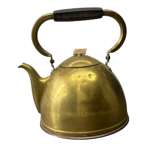 Antique 19th Century Rood Koperen Dutch Scandanavian Large Copper Tea Kettle