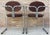 Animal Skin Italian Armchairs in Brown Leather and Chrome, 1980s, Set of 5 For Sale - Image 7 of 12