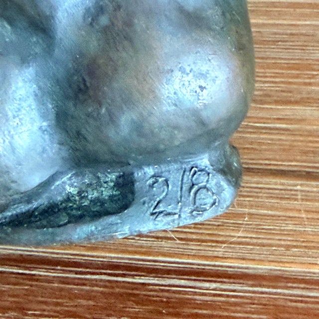 Benjamin Kopman (Russian, American 1887-1965) Wpa Artist Signed Bronze Sculpture For Sale In New York - Image 6 of 8