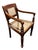 Wood 19th Century Pair of Anglo Indian Hand Carved Padouk Armchairs For Sale - Image 7 of 15