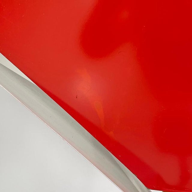 Italian Modern Floor Lamp in Red Metal, 1970s For Sale - Image 11 of 18