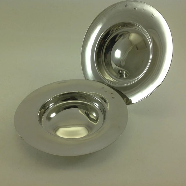 James Dixon & Sons New 1970’s Vintage/New James Dixon & Sons Plain Pewter Nut Dish For Sale - Image 4 of 6