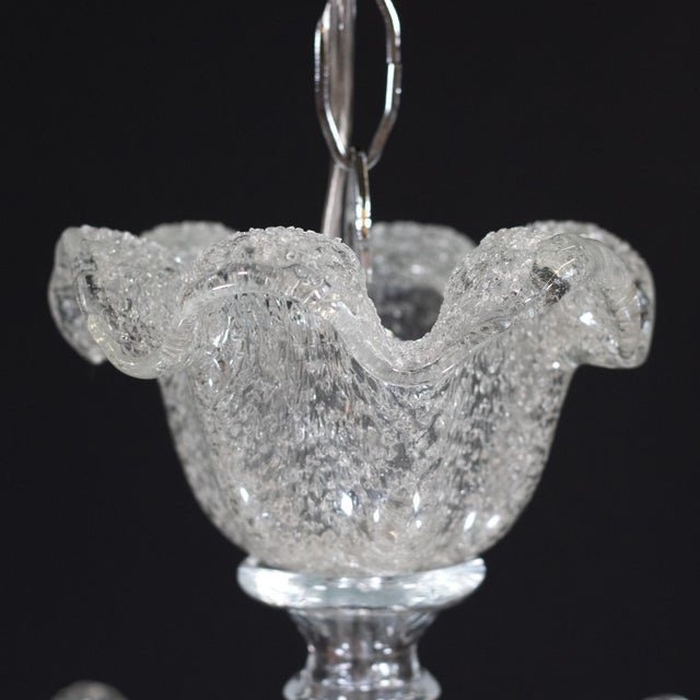 Barovier & Toso Mid-Century Murano Chandelier Attributed to Barovier & Toso For Sale - Image 4 of 18