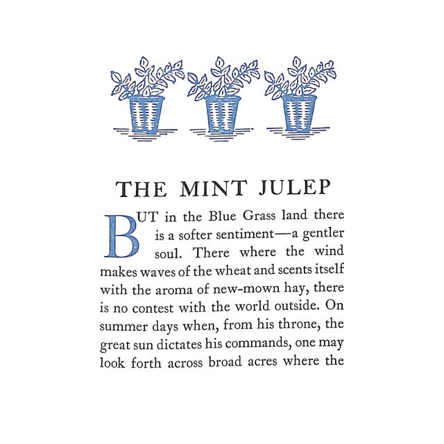 "The Mint Julep: The Very Dream of Drinks" 1997 Smith, Soule For Sale In New York - Image 6 of 9