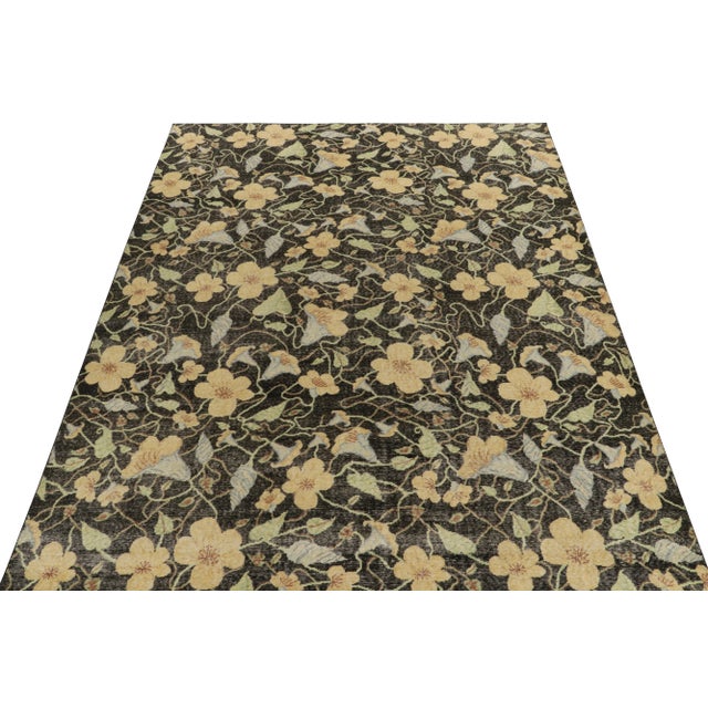 Contemporary Rug & Kilim’s Meandering Vines Rug, 5x7 For Sale - Image 3 of 7