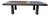 Sculptural Suar Wood Coffee Table With Espresso Burnt Finish, Carved Detail For Sale