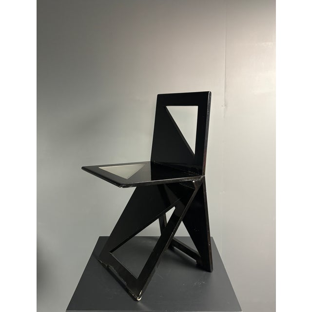 Postmodern Dutch Foldable Side Chair from Eindhoven Design Academy, 1980s For Sale - Image 14 of 18
