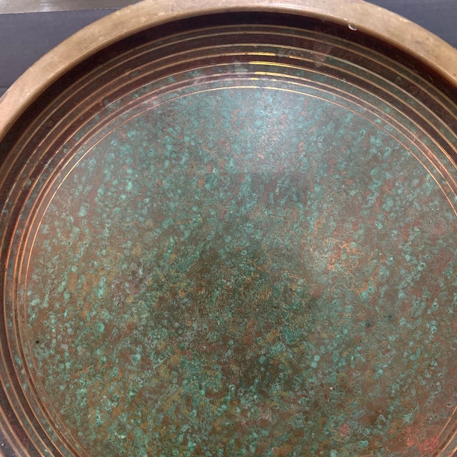 1970s Vintage Bronze Carl Sorenson Tray For Sale - Image 5 of 7