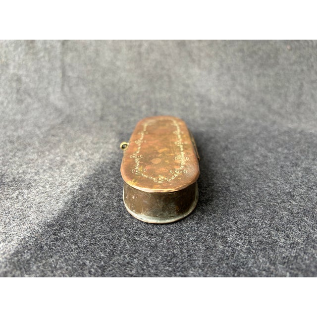 Antique Dutch Copper Tobacco Box For Sale - Image 10 of 18