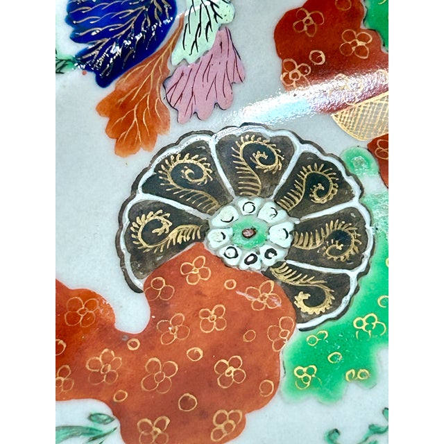 Pair 18th-Century Chinese Export Pseudo Tobacco Leaf Soup Plates For Sale - Image 4 of 9