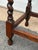 English Antique English Wood Barley Twist Round Side Table For Sale - Image 3 of 9