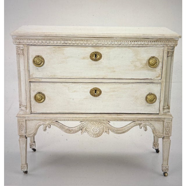 Gustavian Chest of Drawers, 1890s For Sale - Image 6 of 6