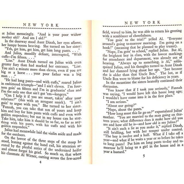 Paper "New York: A Novel" 1929 Ferber, Nat J. For Sale - Image 7 of 7