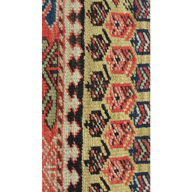 This exceptional Antique Shirvan Runner, woven in the renowned Shirvan district of the Eastern Caucasus around 1890, is a...