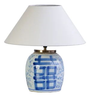 Matthew Izzo Home Wedding Clay Pot Table Lamp