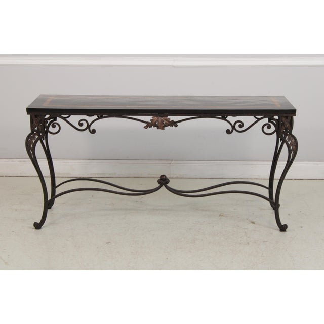 Age: Approx: 40 Years Old Details: Marble Overlay Top High Quality Construction Hollywood Regency Style Stretcher Base...
