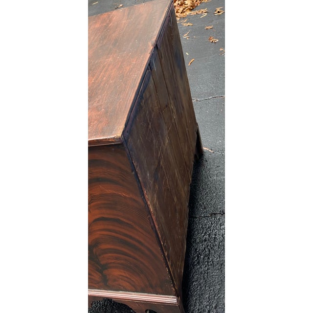 18th Century Georgian Primitive Grain Painted Chest of Drawers, C. 1760 For Sale - Image 9 of 9