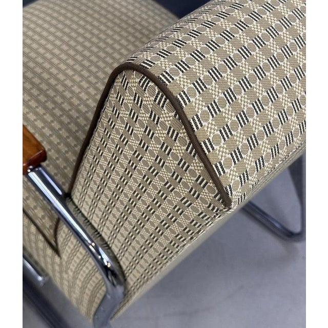 Wood Vintage Bauhaus Chrome Lounge Chairs, 1930s, Set of 2 For Sale - Image 7 of 9