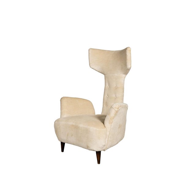 Textile Lounge Chairs by Renzo Zavanella, 1950s, Set of 2 For Sale - Image 7 of 11