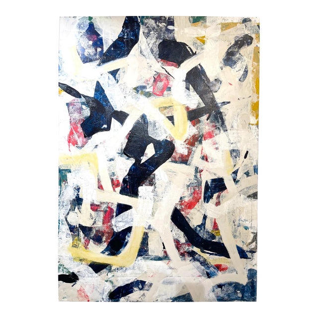 Contemporary Abstract Painting by Rick Griggs Titled Bewitched Bothered and Bewildered For Sale