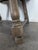 1940s Extendable Oak Table with Marquetry Top and Baluster Legs, 1940s For Sale - Image 5 of 8