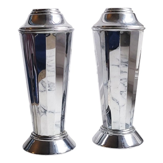Vintage Art Deco Vases, 1920s, Set of 2 For Sale