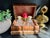 Late 19th Century Antique French Leather Book Tantalus Box: Decanters & Shot Glasses For Sale - Image 5 of 9