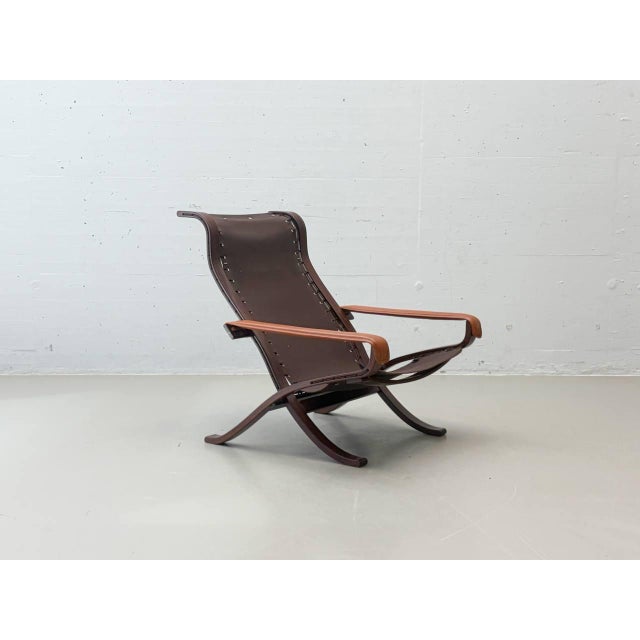 Set of Flex Lounge Chair and Ottoman by Ingmar Relling for Westnofa, Norway, 1960s For Sale - Image 13 of 18
