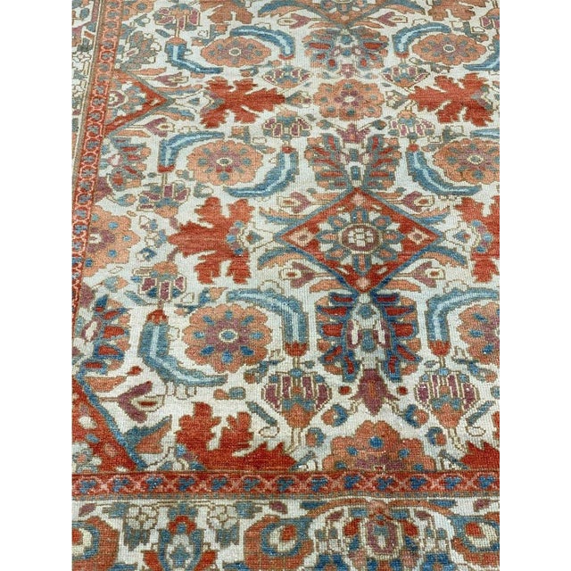 1950s Old Vintage Persian Bakhtiari Area Rug 5x7 For Sale - Image 9 of 11