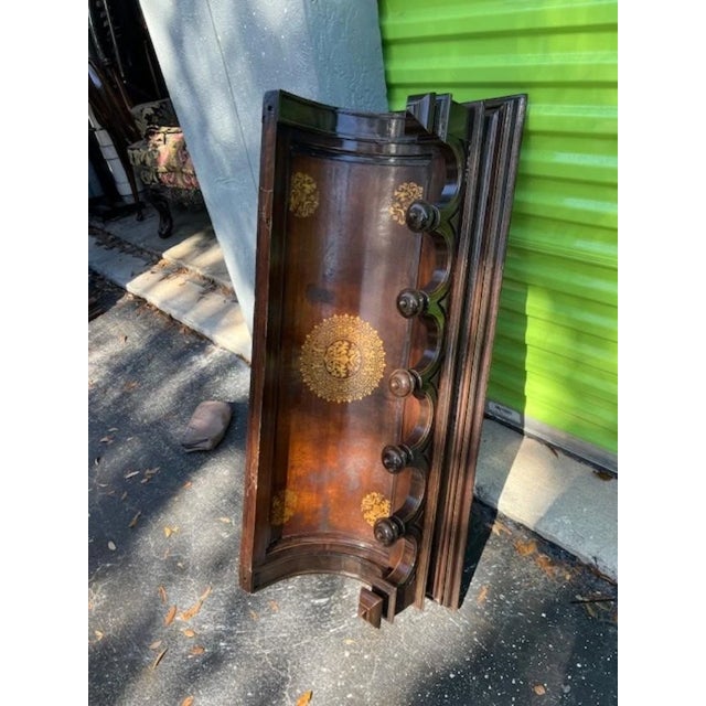 Large Walnut Antique Carved French Hall Umbrella Stand For Sale - Image 10 of 10