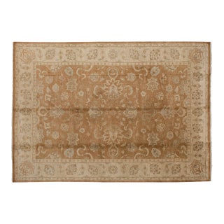 Indian Oushak Design Carpet - 9'9" X 13'11" For Sale