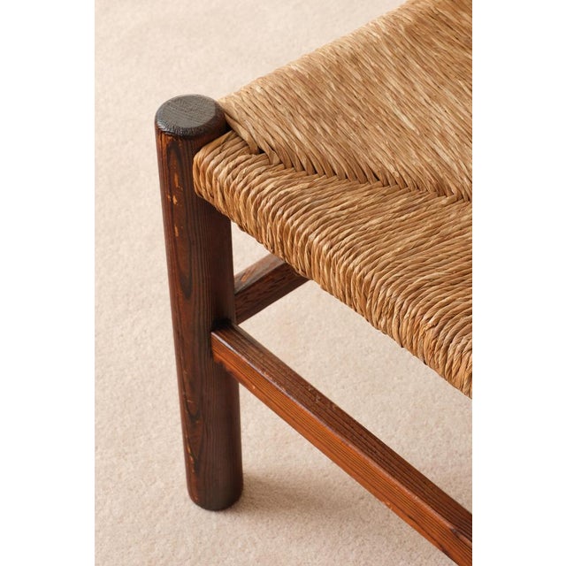 Brown Vintage Pine Chairs, 1960s, Set of 4 For Sale - Image 8 of 9